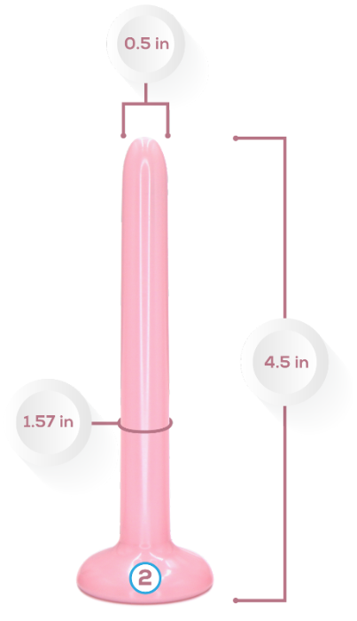Size 2 Neodymium Magnetic  Vuvatech   Vaginal Dilators 