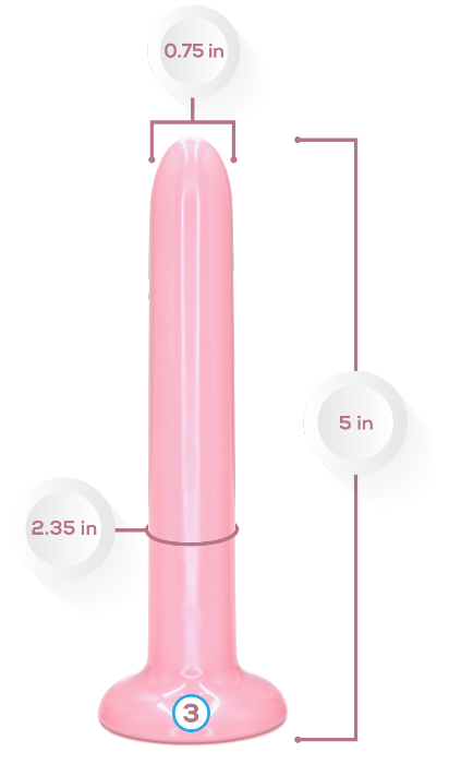 Size 3 Neodymium Magnetic  Vuvatech   Vaginal Dilators 