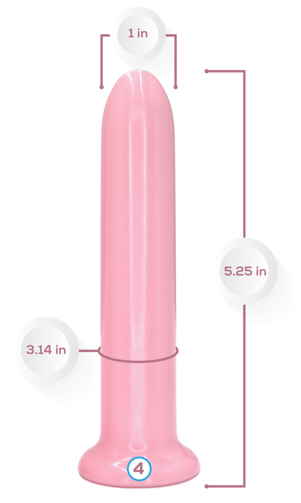 Small VuVa Smooth Vaginal Set  Vuvatech   Vaginal Dilators 