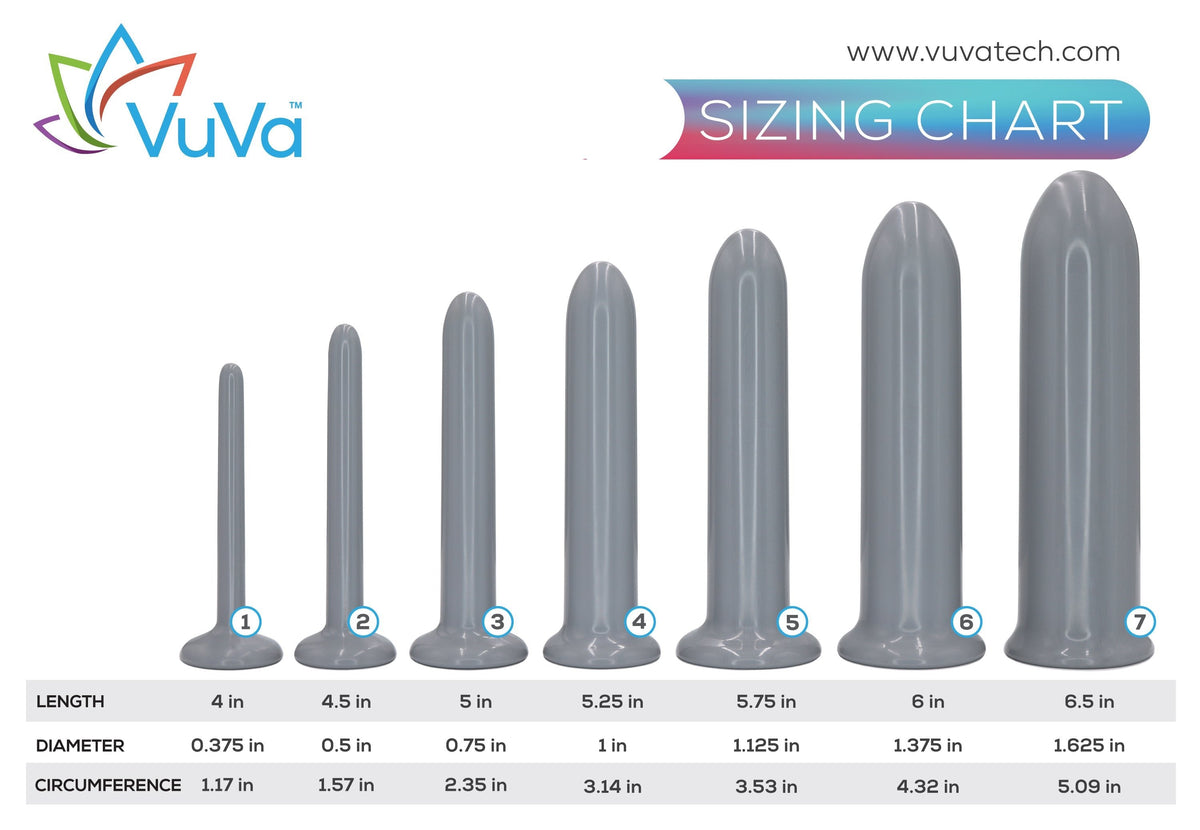 Unisex Smooth Rectal Set - Set of Seven  Vuvatech   rectal dilators