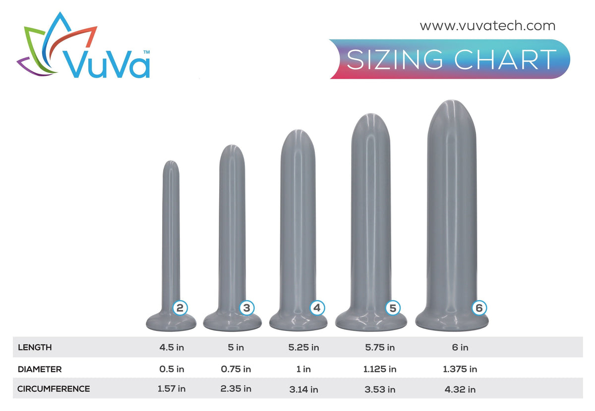 Unisex Smooth Rectal Set - Set of Five  Vuvatech   rectal dilators
